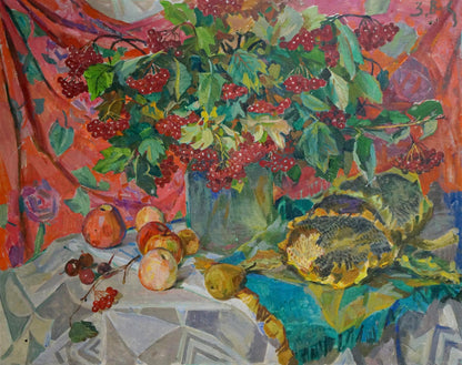 Oil painting Still life Volkovinskaya Zinaida Vladimirovna