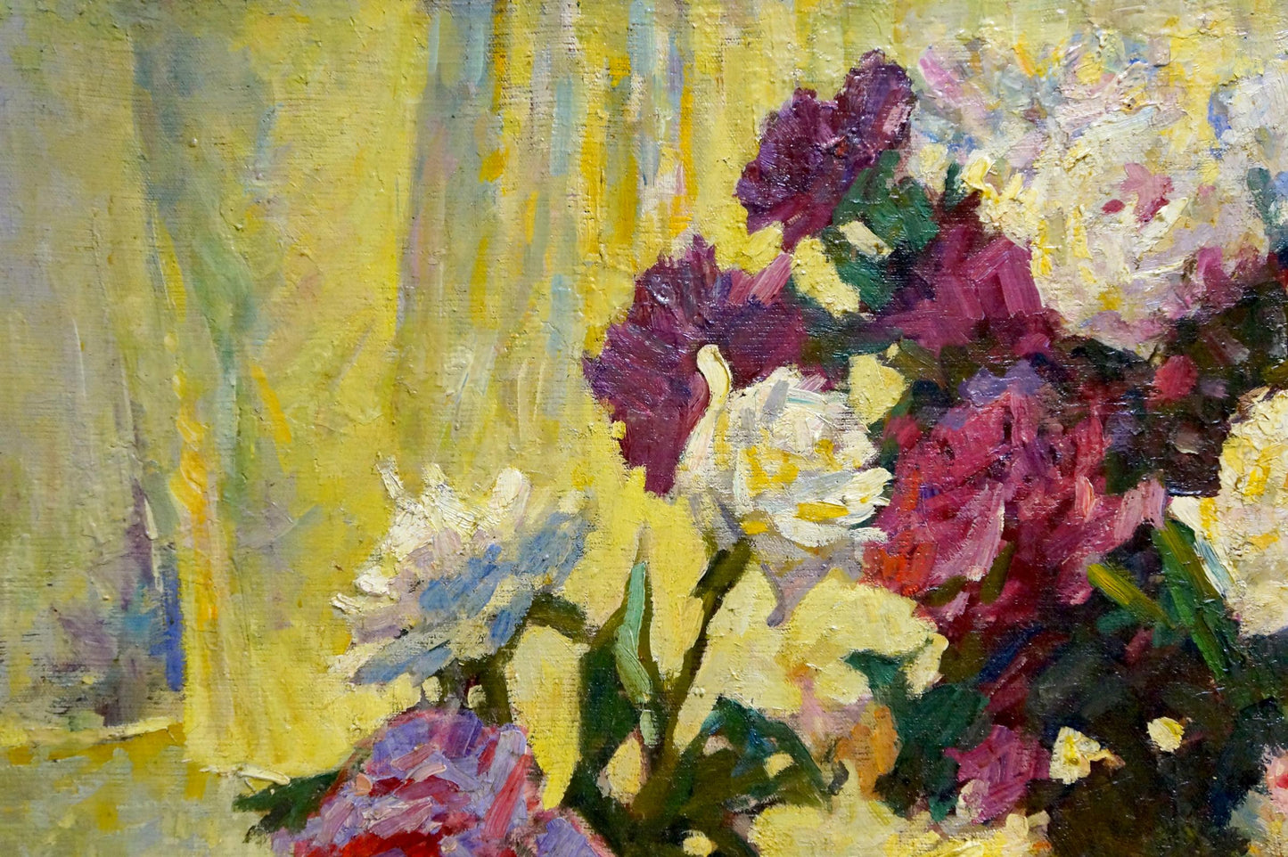 Oil painting Peonies Logvinyuk Alexander Semenovich