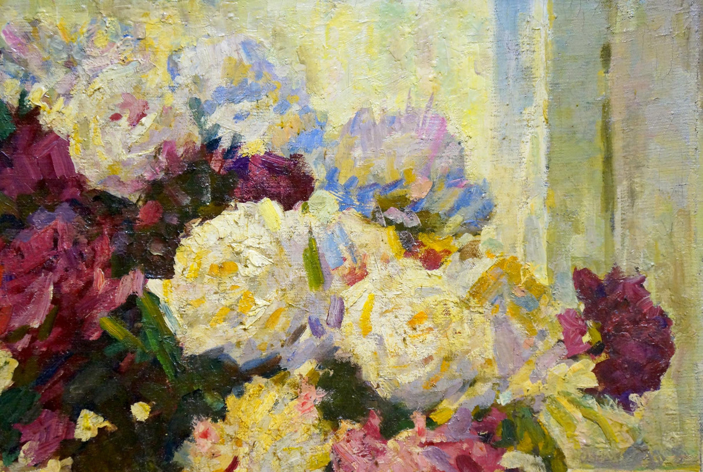 Oil painting Peonies Logvinyuk Alexander Semenovich