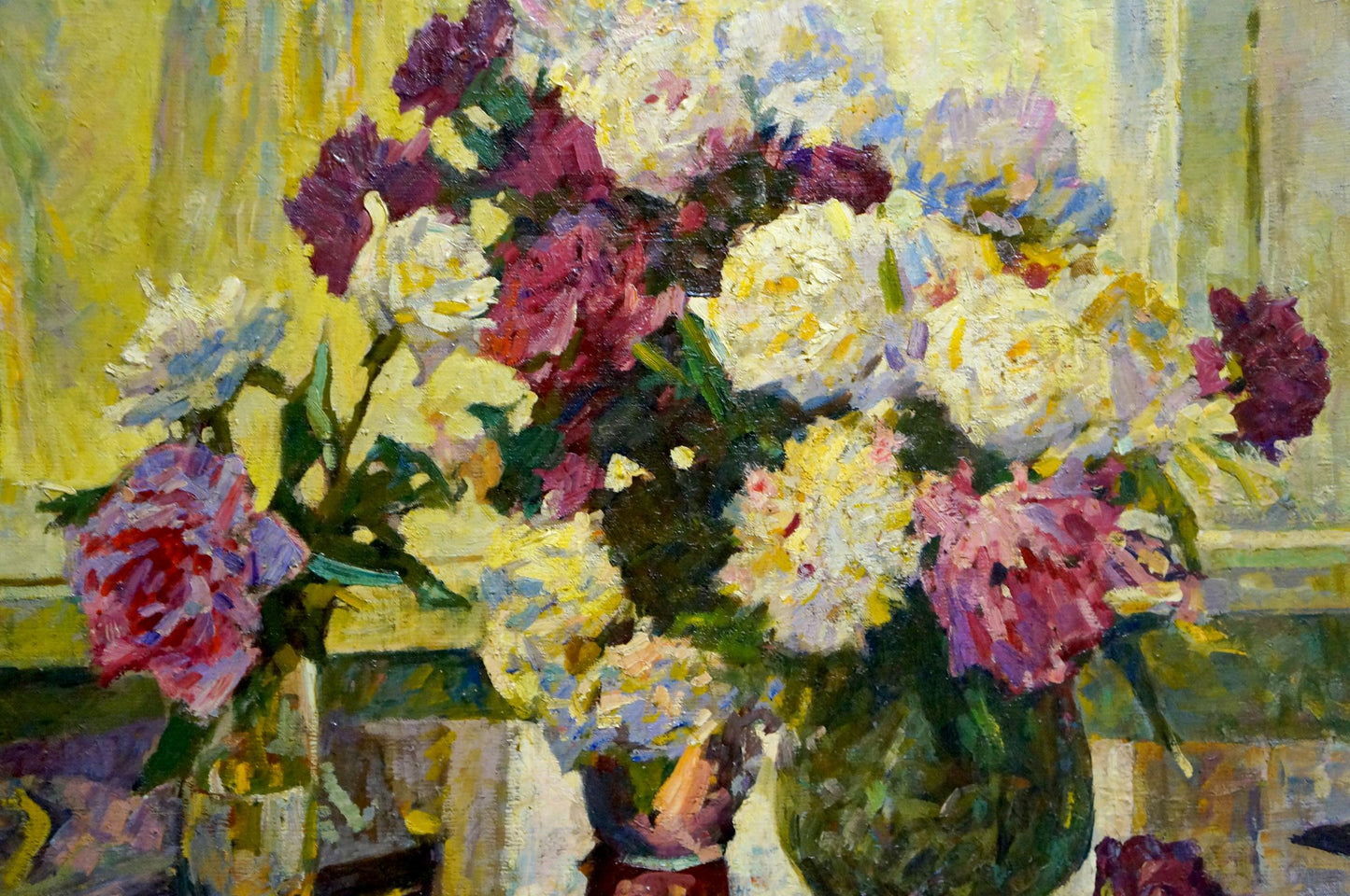 Oil painting Peonies Logvinyuk Alexander Semenovich