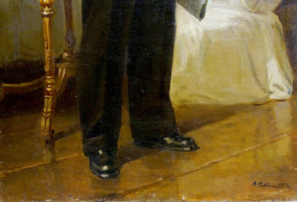 Oil painting Portrait of Lenin Savin Victor Markiyanovich