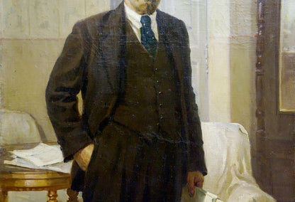 Oil painting Portrait of Lenin Savin Victor Markiyanovich