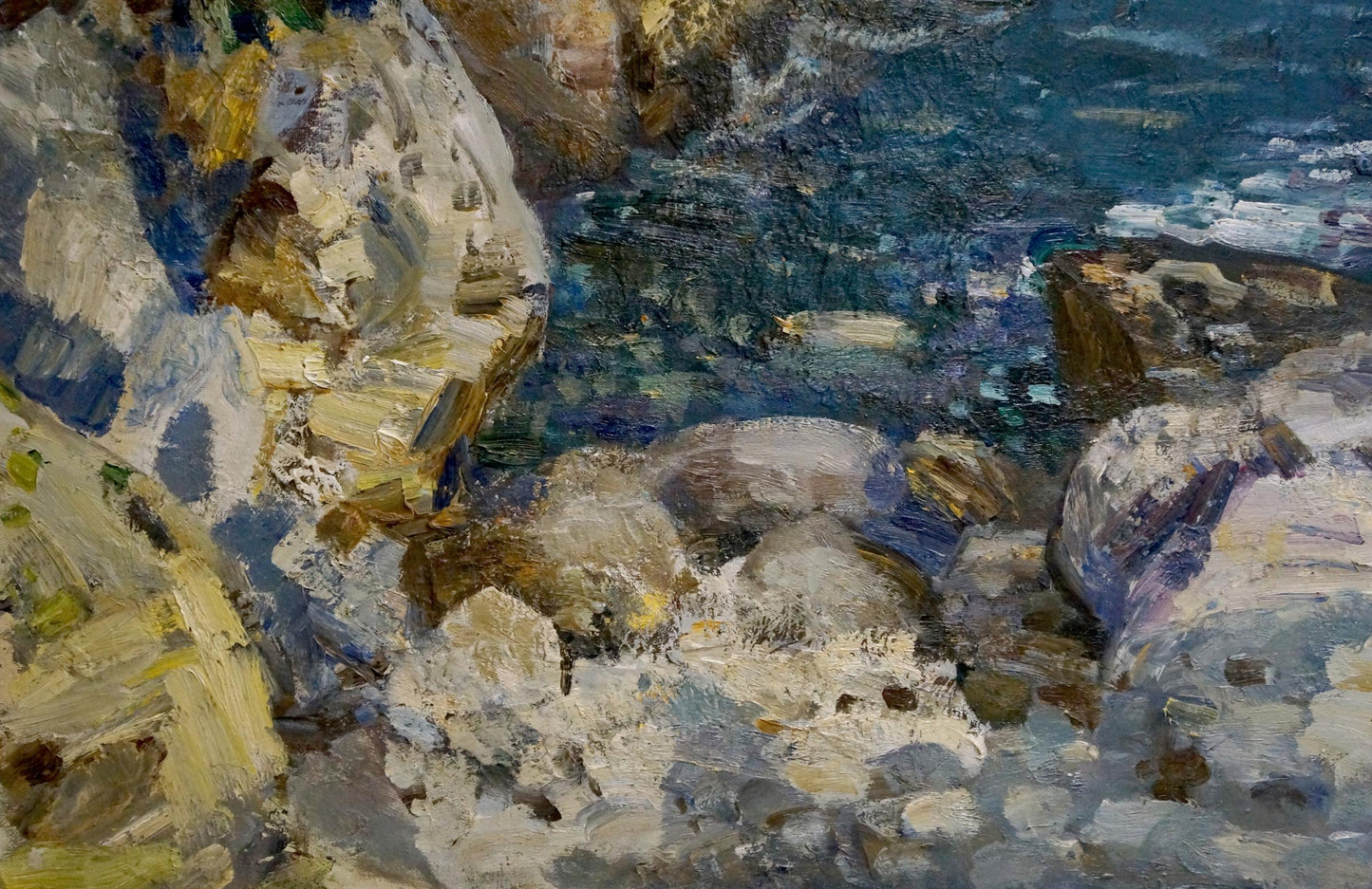 Oil painting Sea shore Merinov Alexey Iosifovich