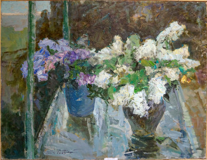 Oil painting Bouquet of flowers Ryman Evgeny Nikolaevich