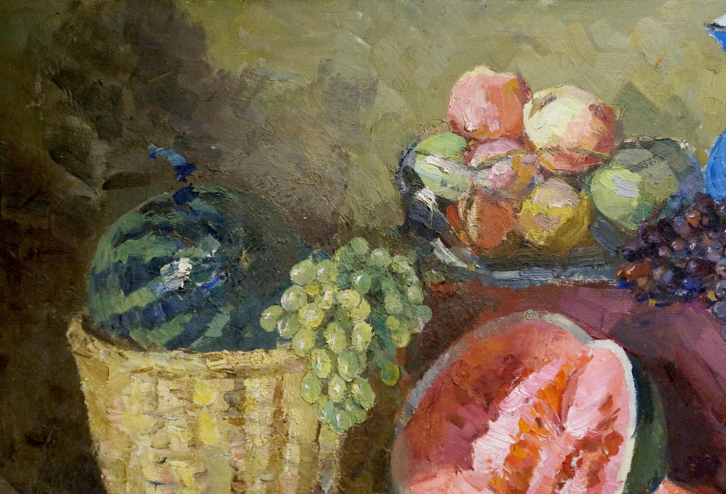 Oil painting Still life full of fruits Alexander Kerzhner