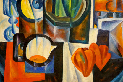 Abstract oil painting Still life Kakichev Yuri Petrovich