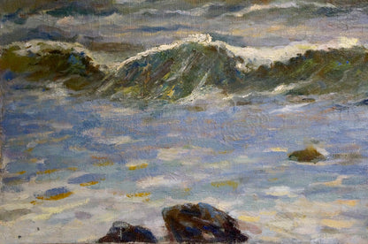 Oil painting Seascape Dobrzhansky Victor Mikhailovich