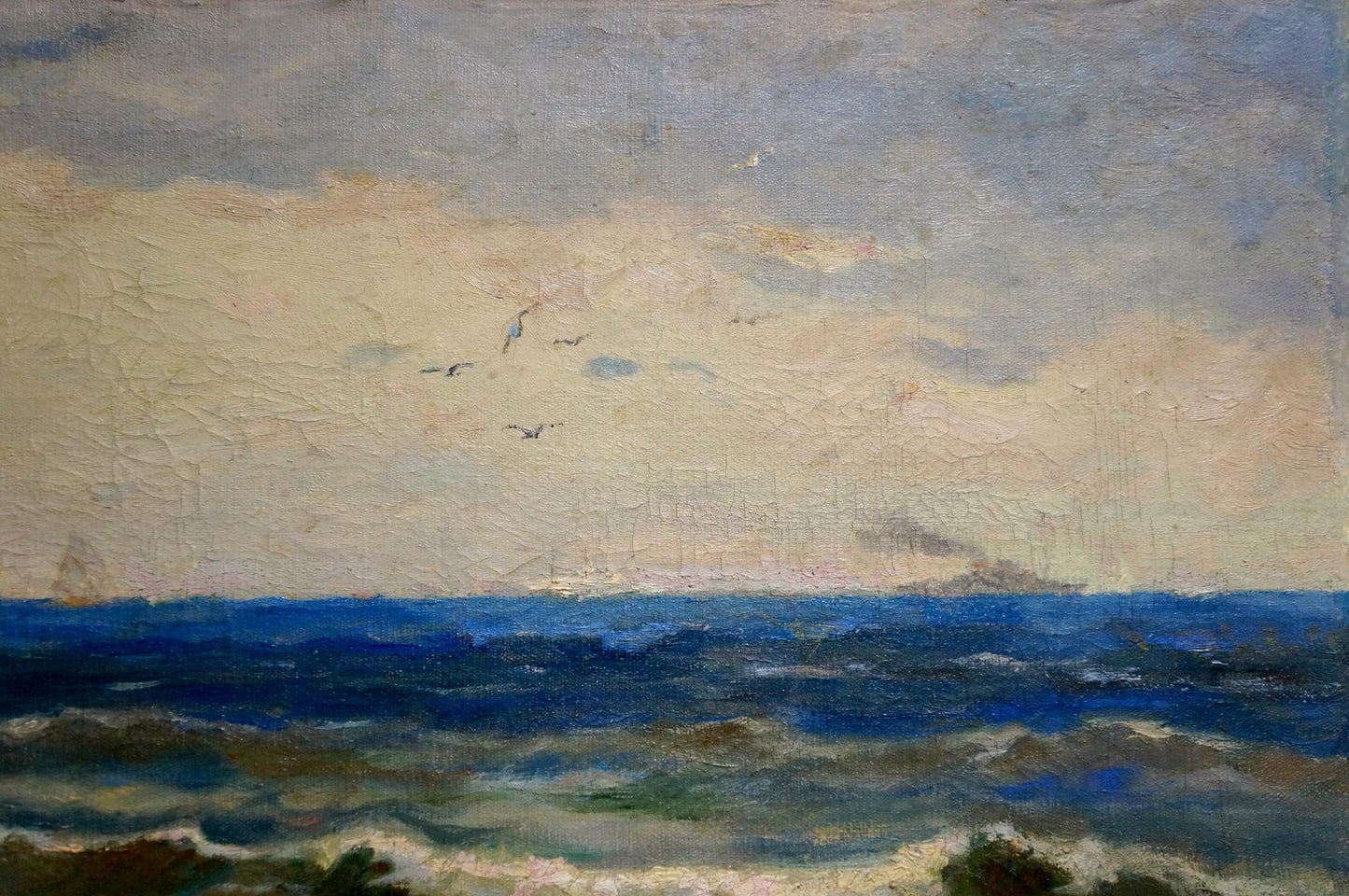 Oil painting Seascape Dobrzhansky Victor Mikhailovich