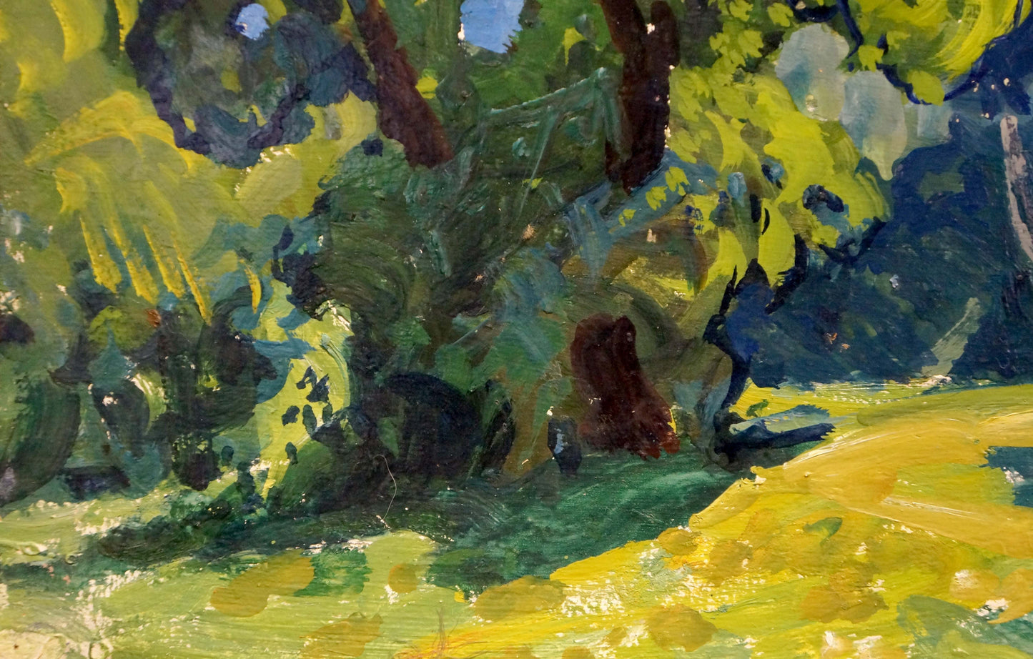 Dense Forest: an oil painting by Georgy Sergeevich Kolosovsky