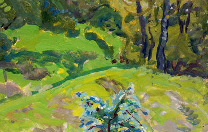 Oil painting Birch Grove Kolosovsky Georgy Sergeevich