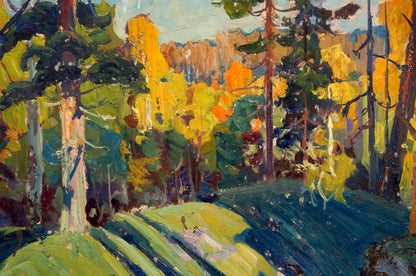 Oil painting Golden autumn Fomin Anatoly Nikiforovich