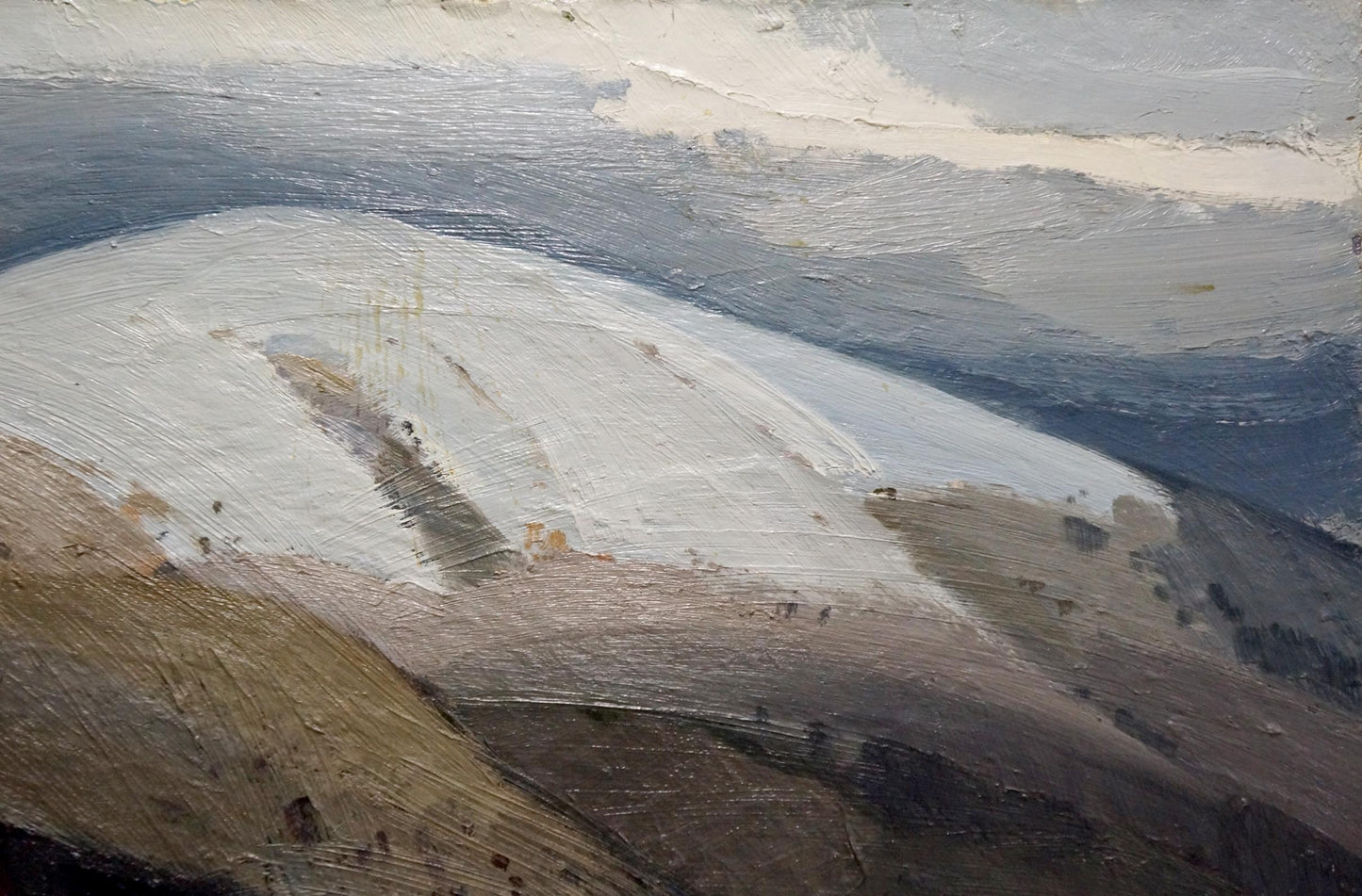 Oil painting Mountain landscape Golubev Vasily Ivanovich