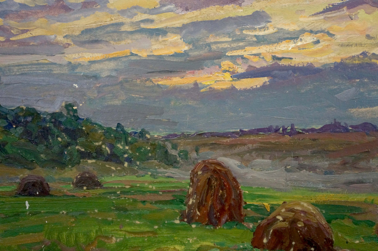 Oil painting Sunset Fomin Anatoly Nikiforovich