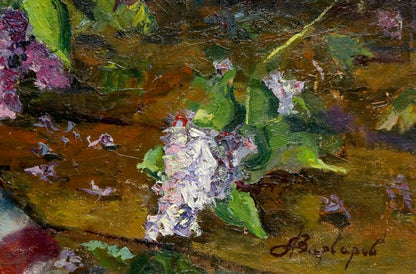 Oil painting Lilac  Anatoly Varvarov