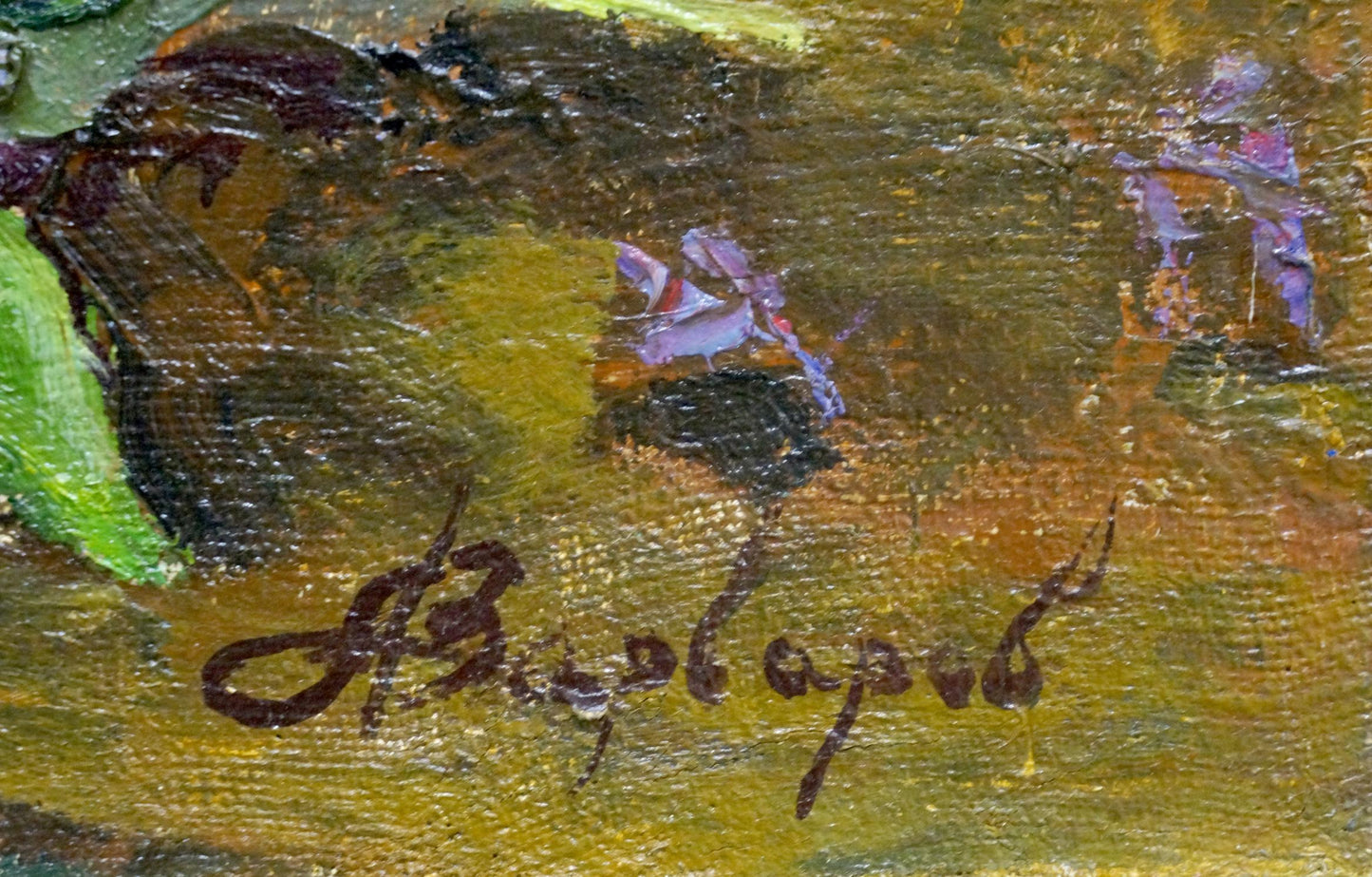 Oil painting Lilac  Anatoly Varvarov