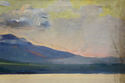Oil painting Island landscape