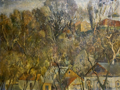 Oil painting Suburban Massif Bazilev Sergey