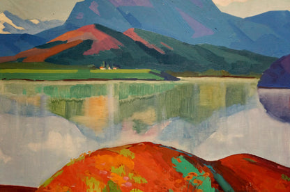 Oil painting Mountain landscape Atayan Armen Arshakovich