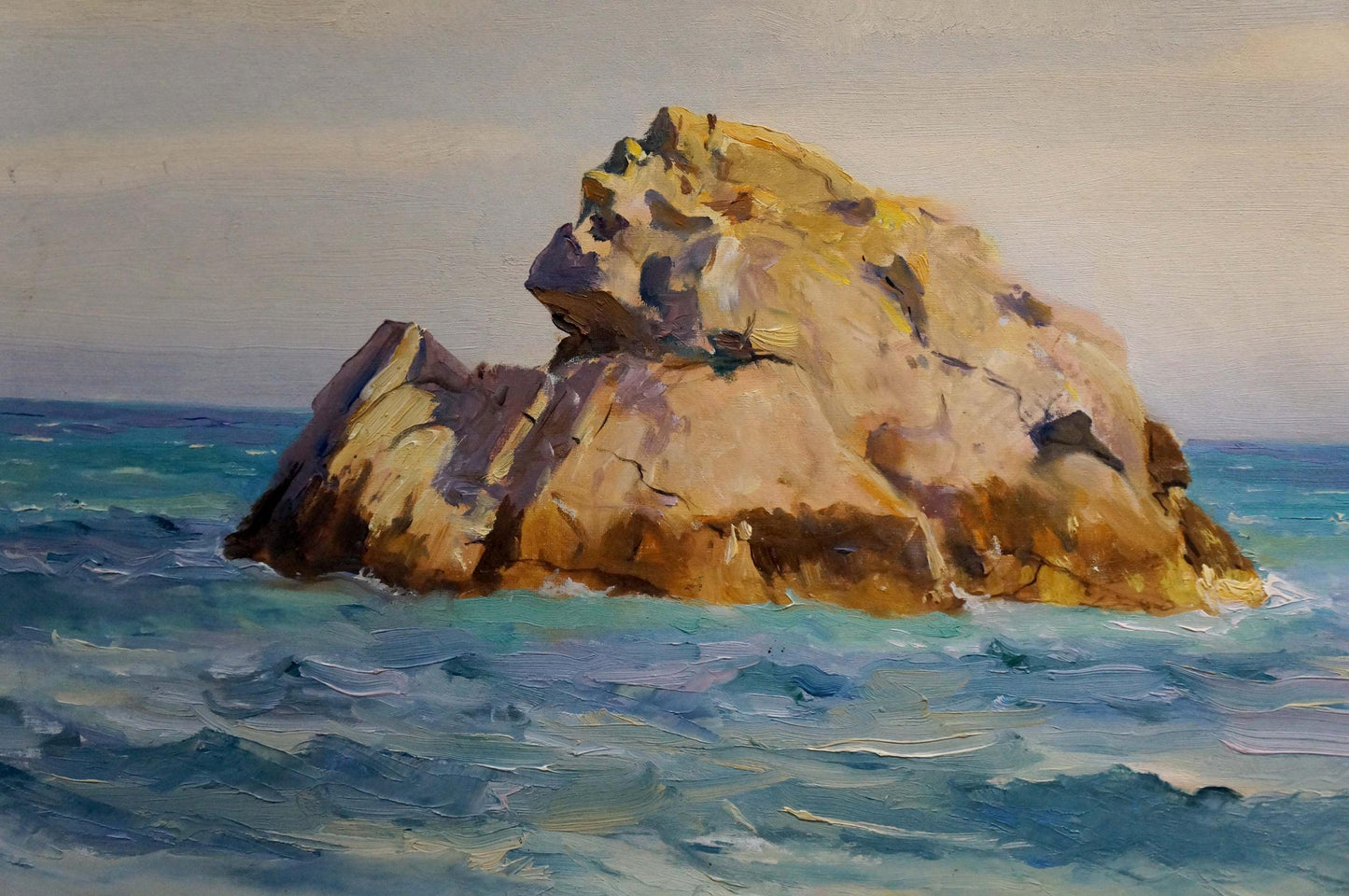 Oil painting Rocks in the sea Vladimir Matyushkov
