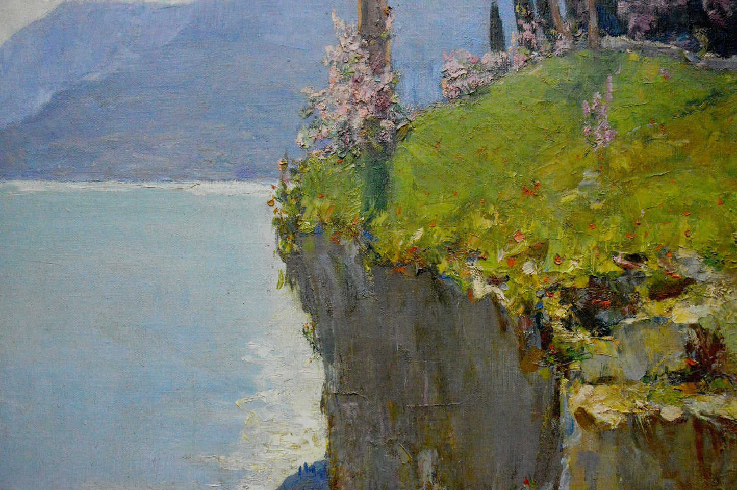 Oil painting On the mountain Ivan Alekseevich Vladimirov