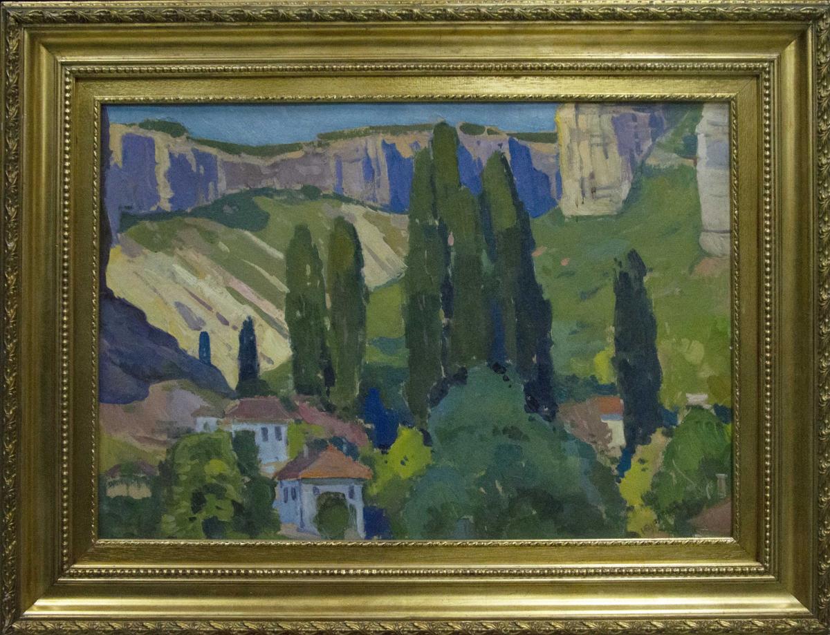 Oil painting Crimean landscape Buryachok Nikolay Ivanovich