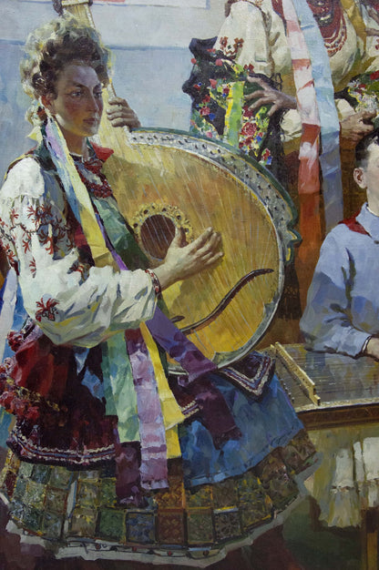 Oil painting Performance Sidoruk Vladimir Fedorovich