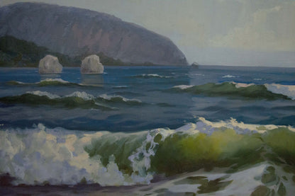 Oil painting Seascape Tsyganok Nikitin