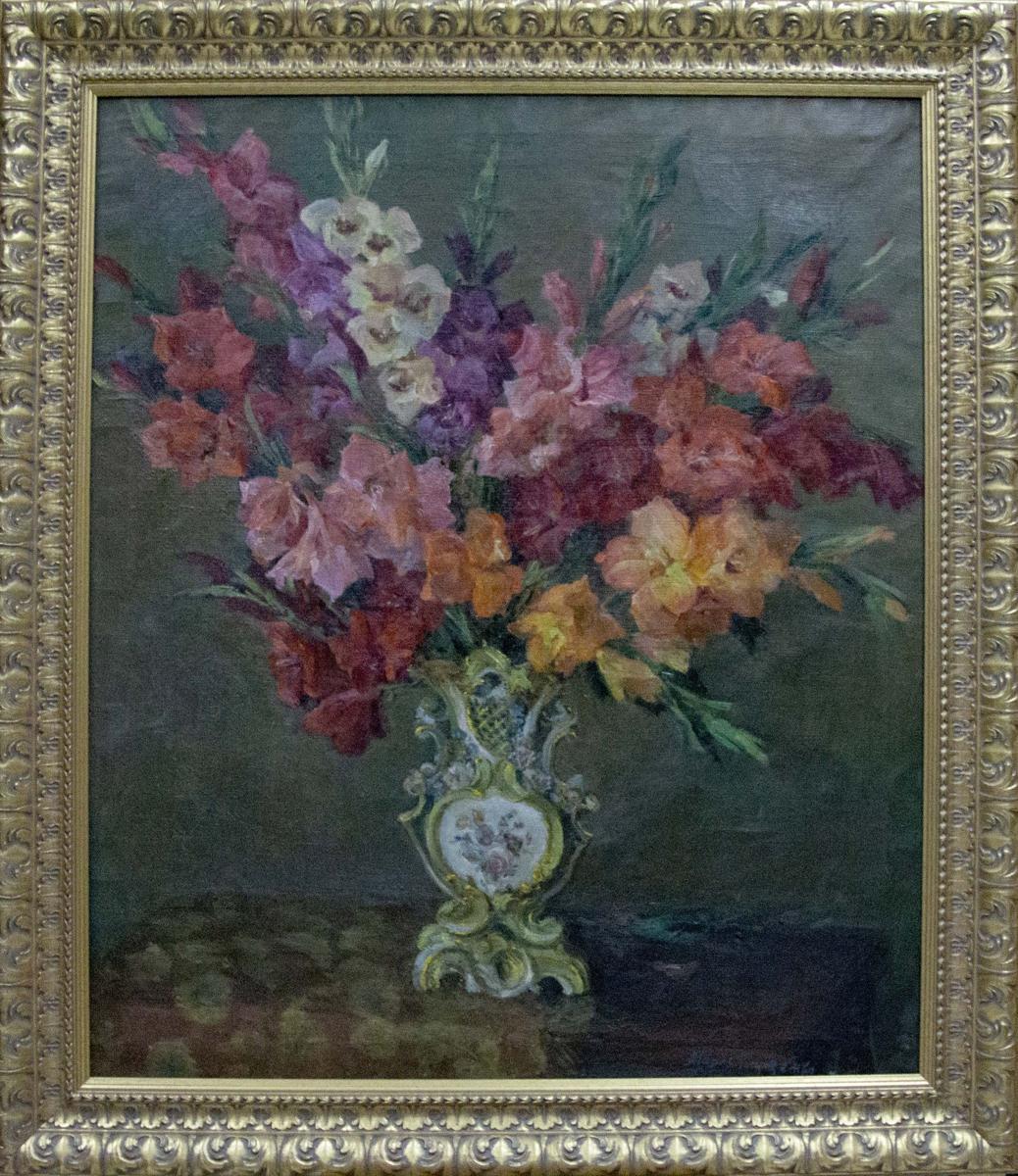 Oil painting Vase Filled with Flowers Maria Glushchenko