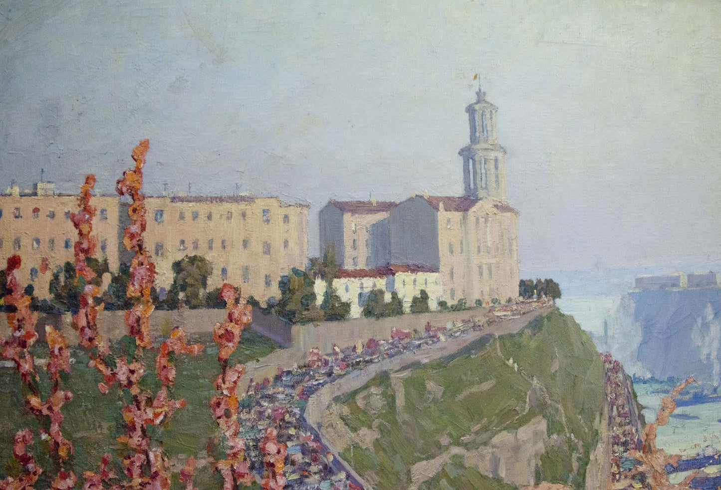 Sergey Sidorovich Vladimirov's oil painting captures the essence of May Day in Sevastopol