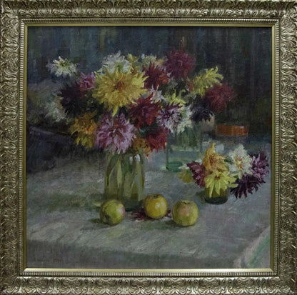 Oil painting Bouquet of flowers Khizhnyak Grigory Emelyanovich