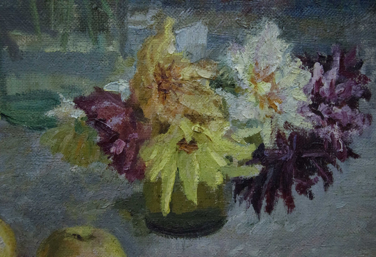 Oil painting Bouquet of flowers Khizhnyak Grigory Emelyanovich