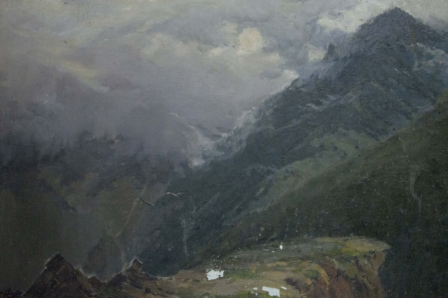 Oil painting Caucasus