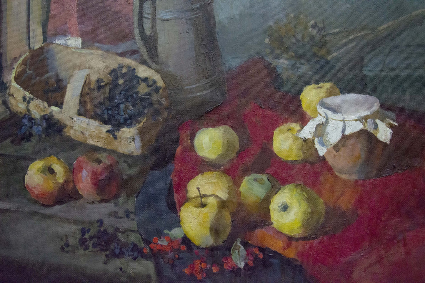 Oil painting Apple saved Shevchenko Ivan Ivanovich