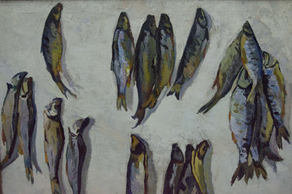 Oil painting Fish Pavlov Eduard Evgenievich