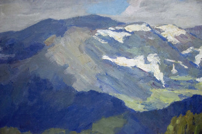 Oil painting Mountain landscape Potapenko Andrey Ilyich