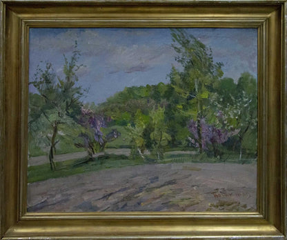 Oil painting Garden Matvey Borisovich Kogan-Shatz