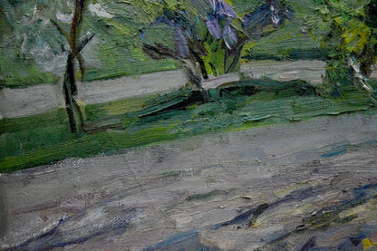 Oil painting Garden Matvey Borisovich Kogan-Shatz