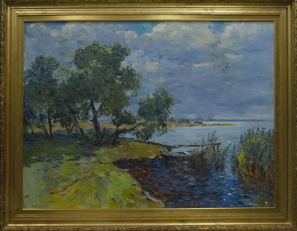 Oil painting Summer landscape Bakaev Sergey Ivanovich