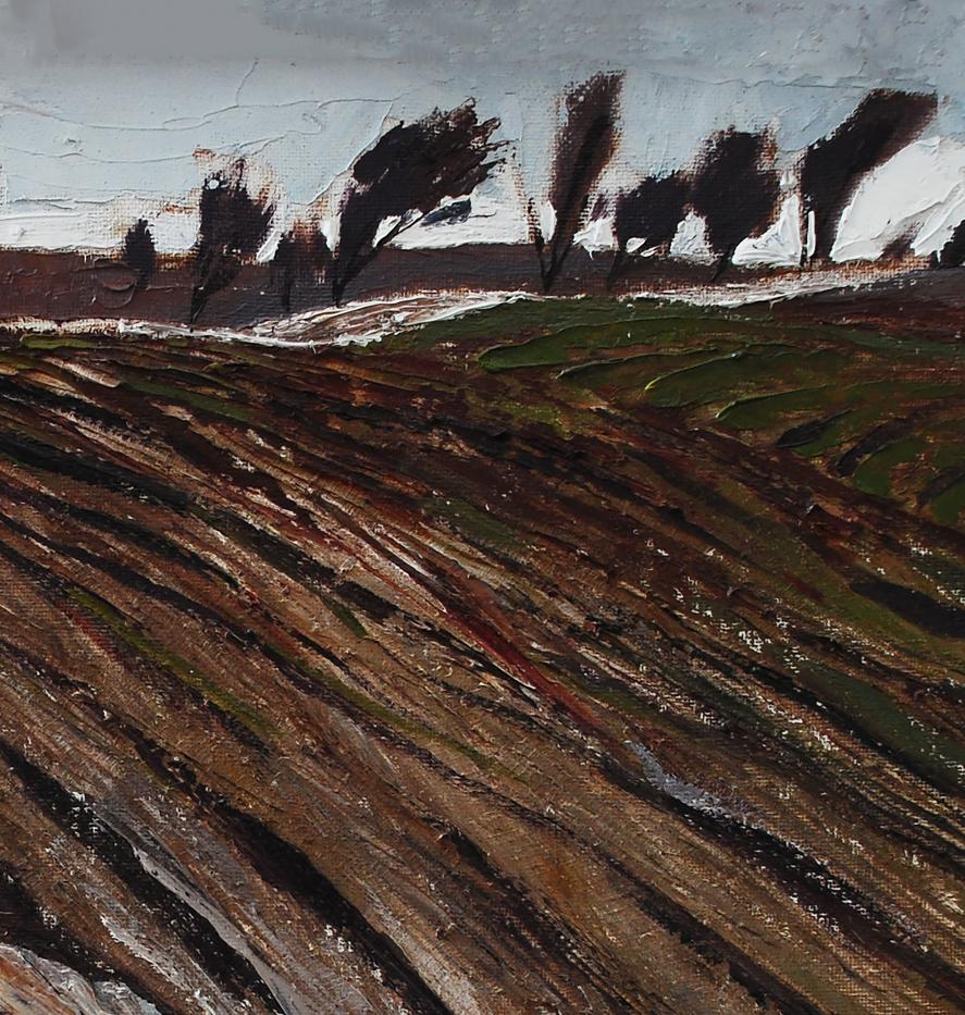 Oil painting The road beyond the horizon Egor Shvachunov