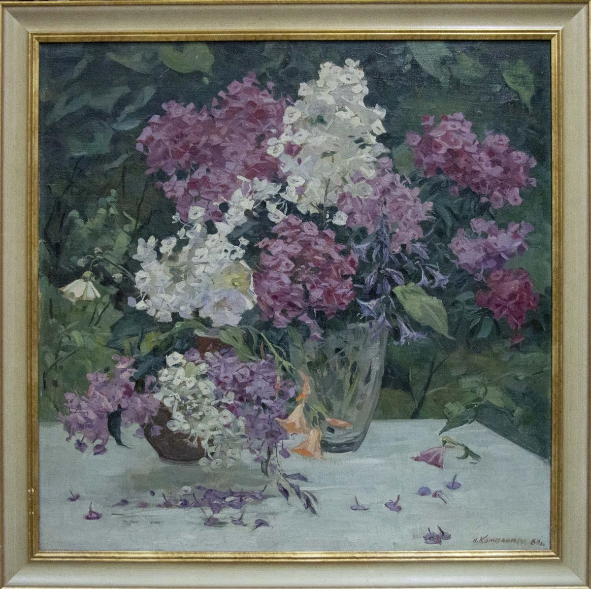 Oil painting Lilac Nadezhda Kompaniyets-Kiyanchenko