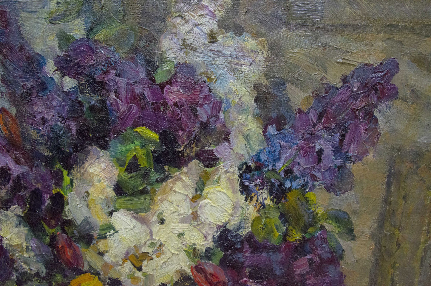 Oil painting Lilac Kolomoitsev Petr Mikhailovich