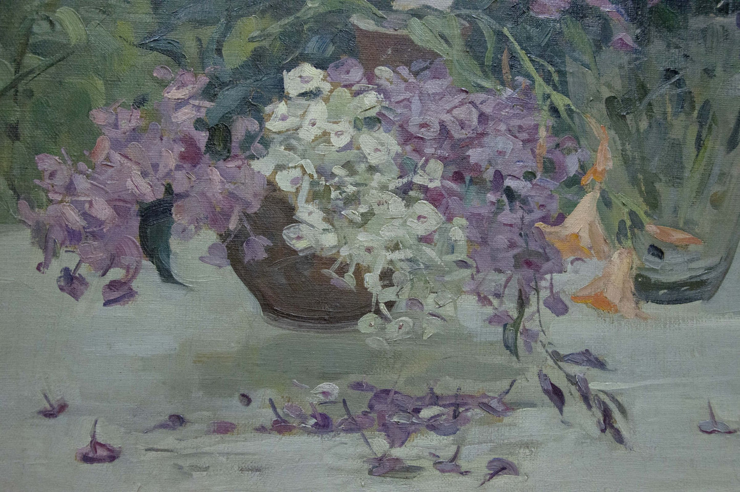 Oil painting Lilac Nadezhda Kompaniyets-Kiyanchenko