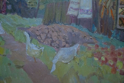 Oil painting Ukrainian outback Yuzefovich Natalia Vladimirovna