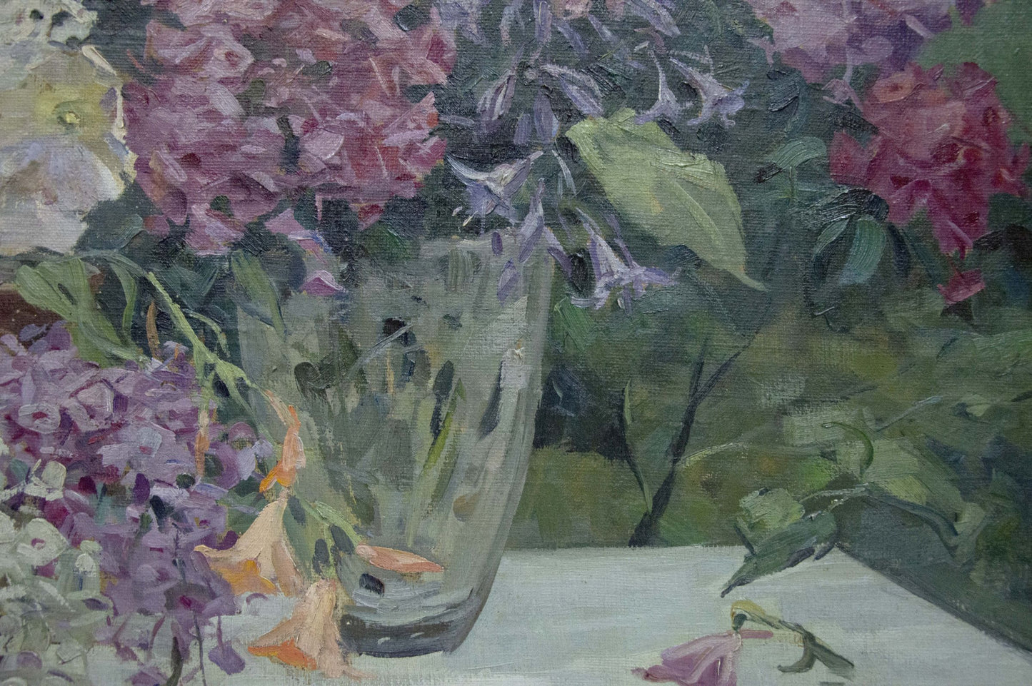 Oil painting Lilac Nadezhda Kompaniyets-Kiyanchenko