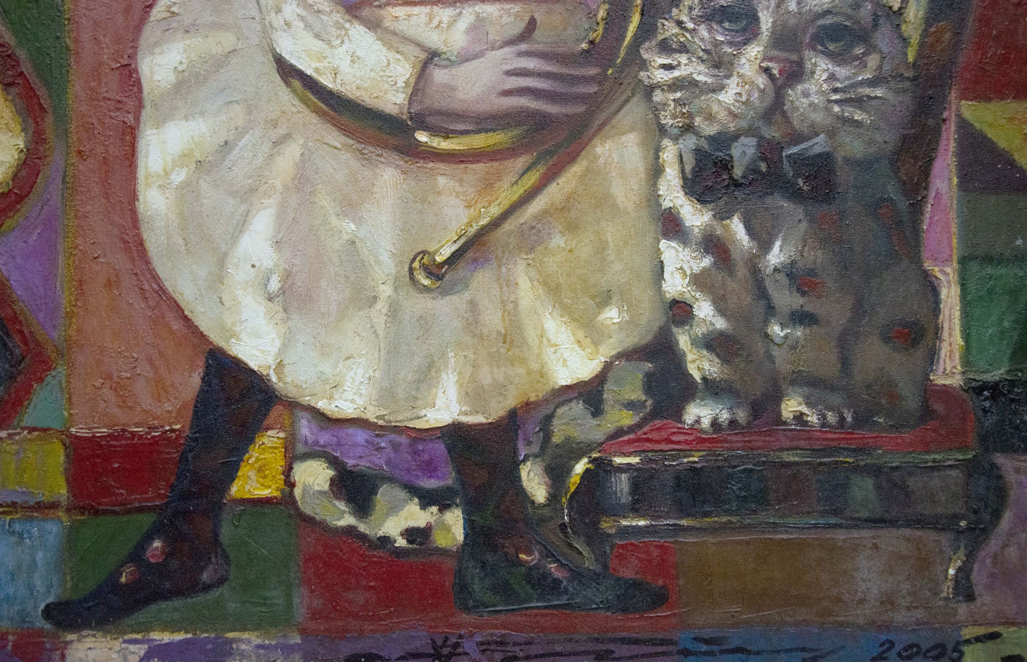Abstract oil painting Actors Prokopenko Nikolay Nikolaevich
