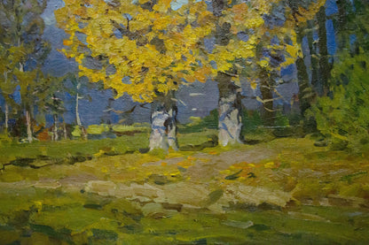Oil painting A park Khodchenko Lev Pavlovich