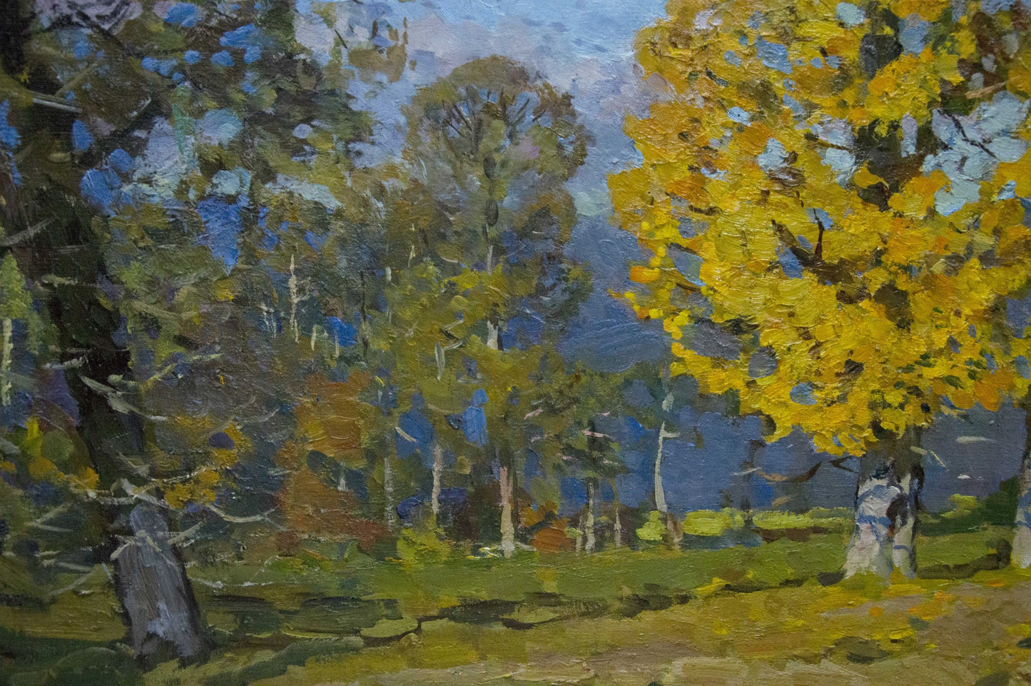 Oil painting A park Khodchenko Lev Pavlovich