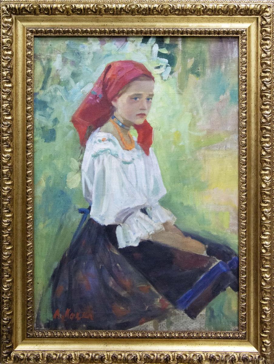 Oil painting Portrait of a girl Kotska Andrey Andreevich
