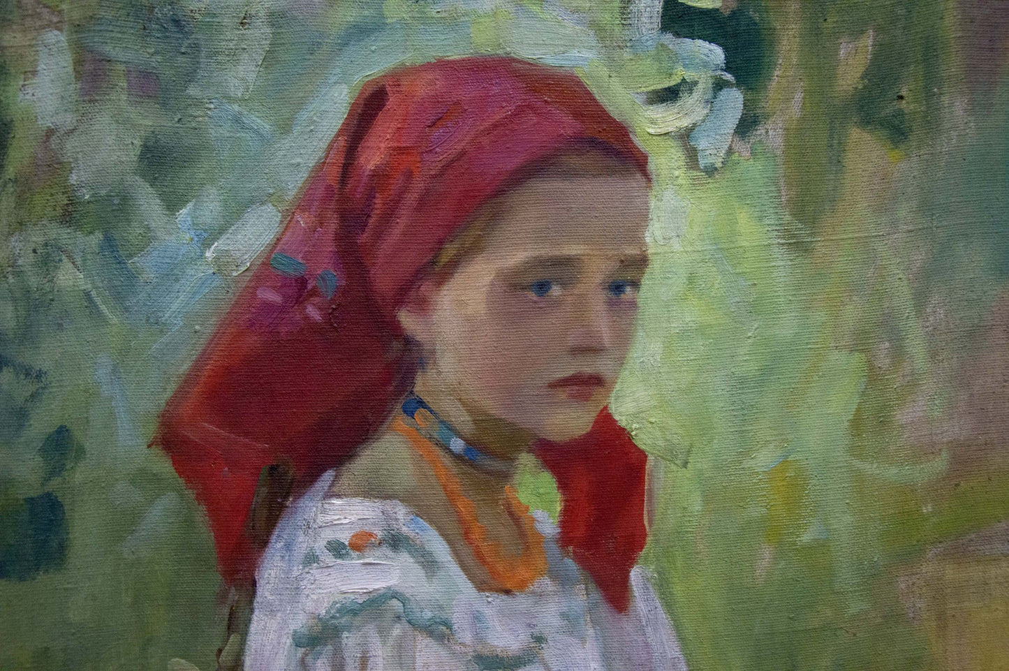 Oil painting Portrait of a girl Kotska Andrey Andreevich