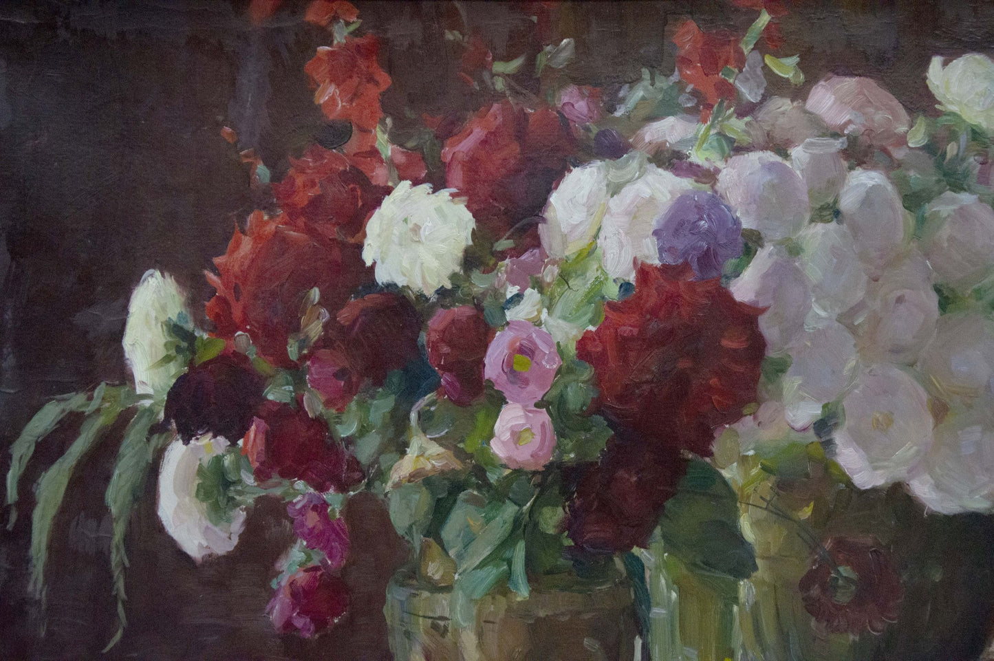 Oil painting Flowers Shulga Ivan Nikolaevich